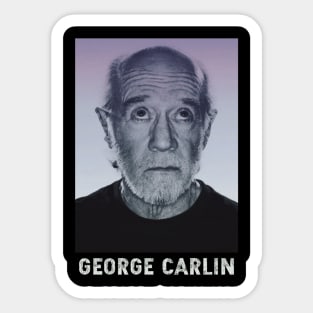 George Carlin Retro Sticker